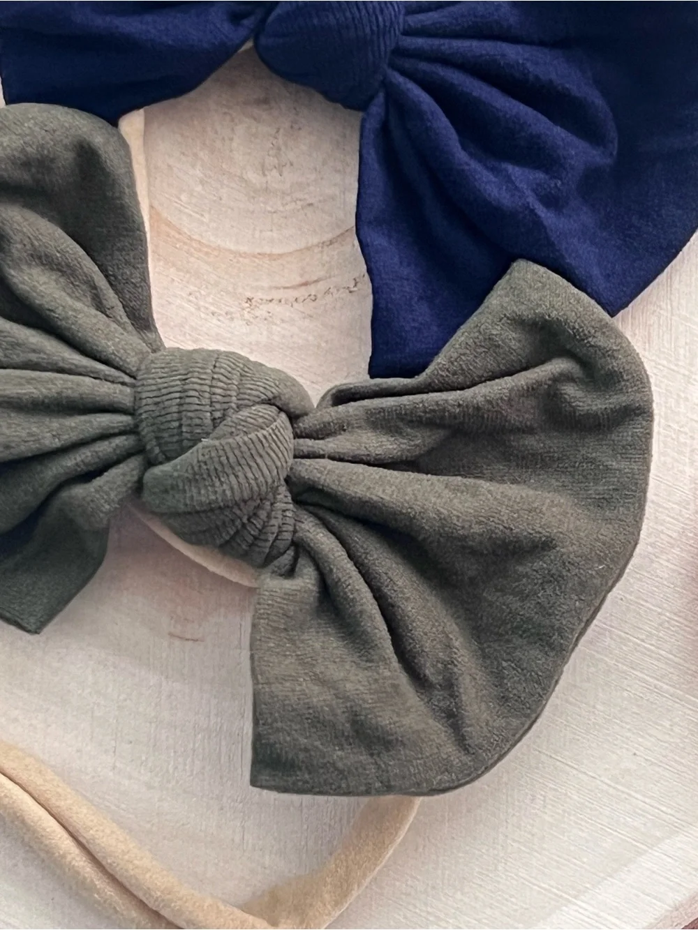 Baby Girl The 3-Piece Autumn Bundle Nylon Handmade Knotted headband
